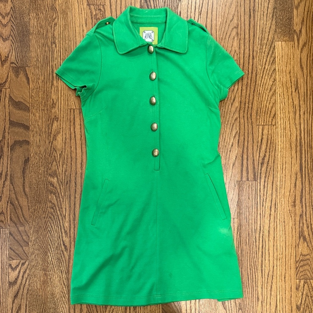 Elizabeth McKay Green Dress